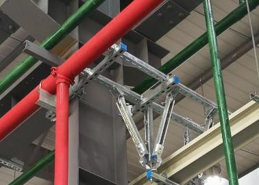 宽城该抗震支架的整体式支吊架结构协调性好